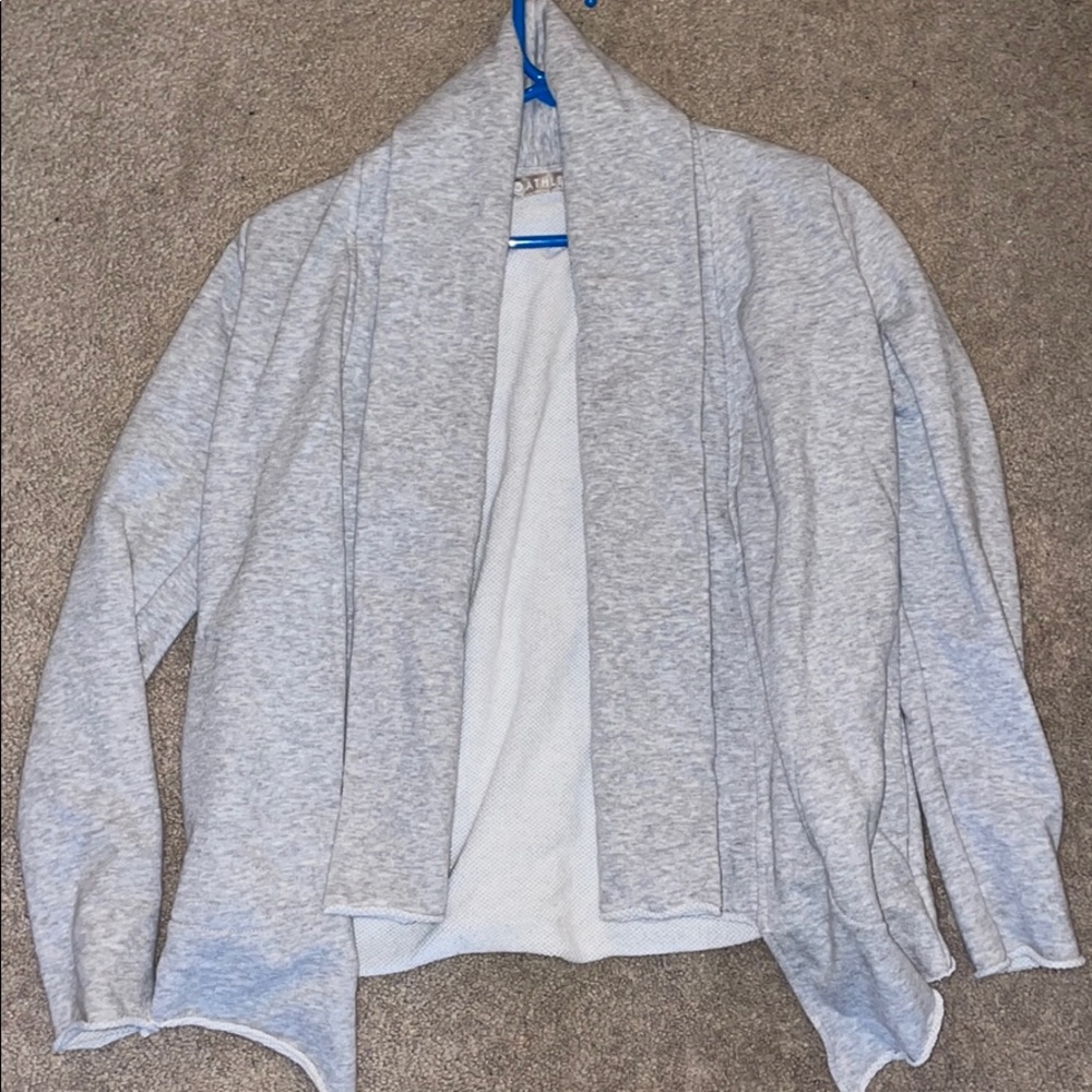 Grey Athleta Cardigan